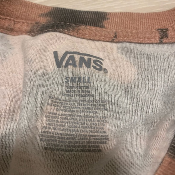 Vans Brown Tie-Dye T-Shirt - Picture 3 of 3